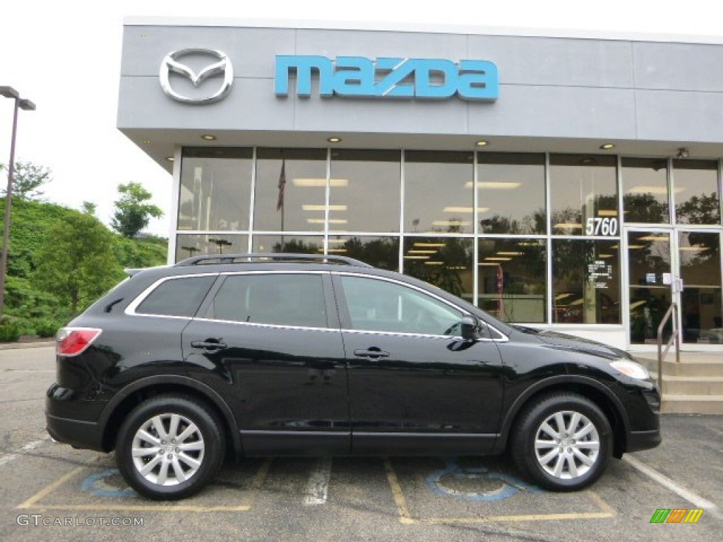 2010 CX-9 Touring AWD - Brilliant Black / Black photo #1