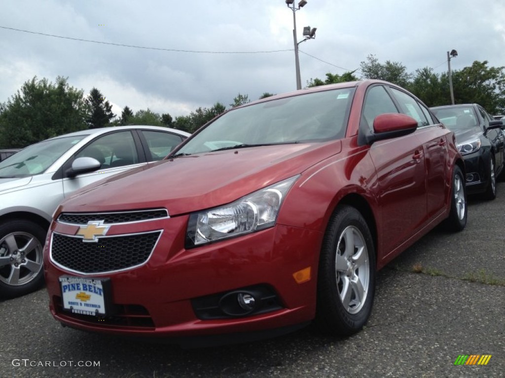 2013 Cruze LT - Crystal Red Metallic Tintcoat / Jet Black photo #1