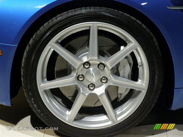 2007 V8 Vantage Coupe - Vertigo Blue / Obsidian Black photo #13