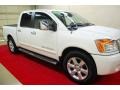 Blizzard White 2012 Nissan Titan SL Crew Cab