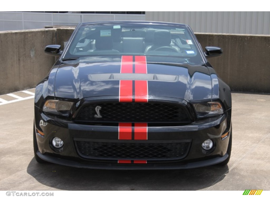 Black 2012 Ford Mustang Shelby GT500 SVT Performance Package Convertible Exterior Photo #83712523