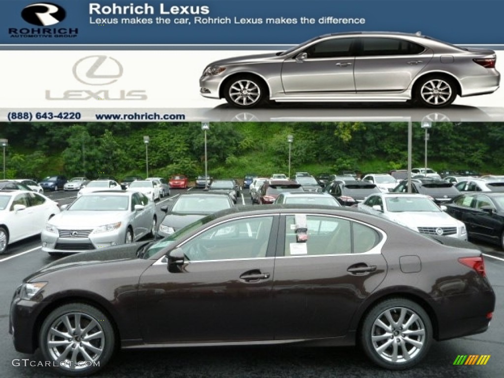 2013 GS 350 AWD - Fire Agate Pearl / Flaxen photo #1