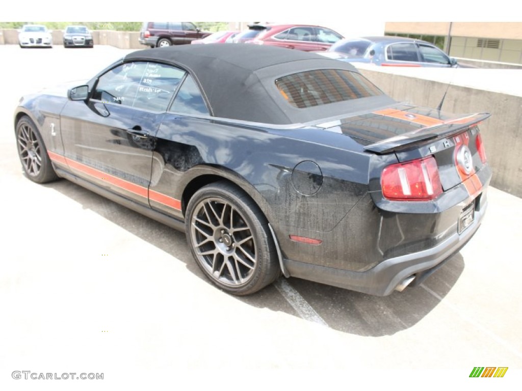 Black 2012 Ford Mustang Shelby GT500 SVT Performance Package Convertible Exterior Photo #83712679