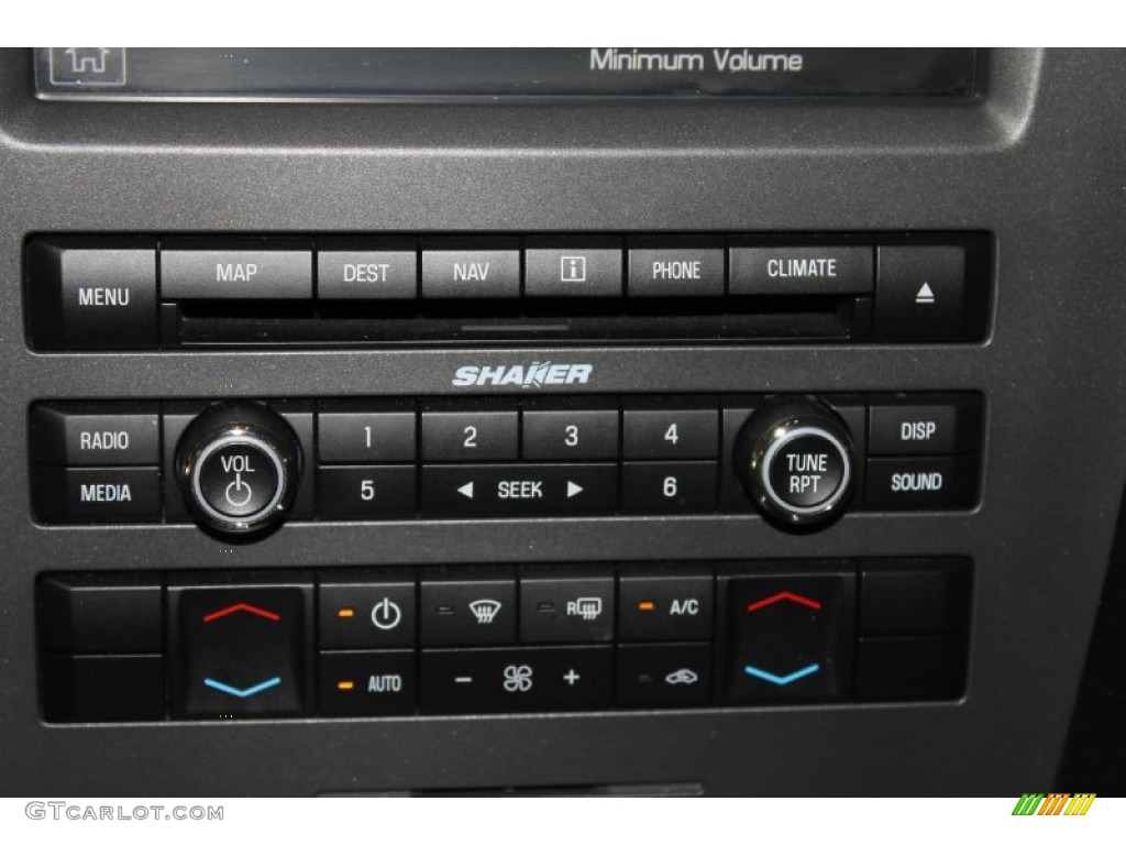 2012 Ford Mustang Shelby GT500 SVT Performance Package Convertible Controls Photos