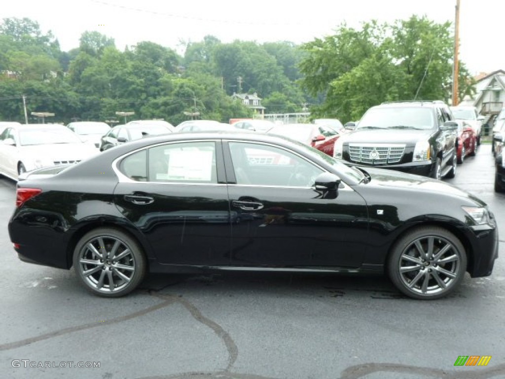 Obsidian Black 2013 Lexus GS 350 AWD F Sport Exterior Photo #83713237