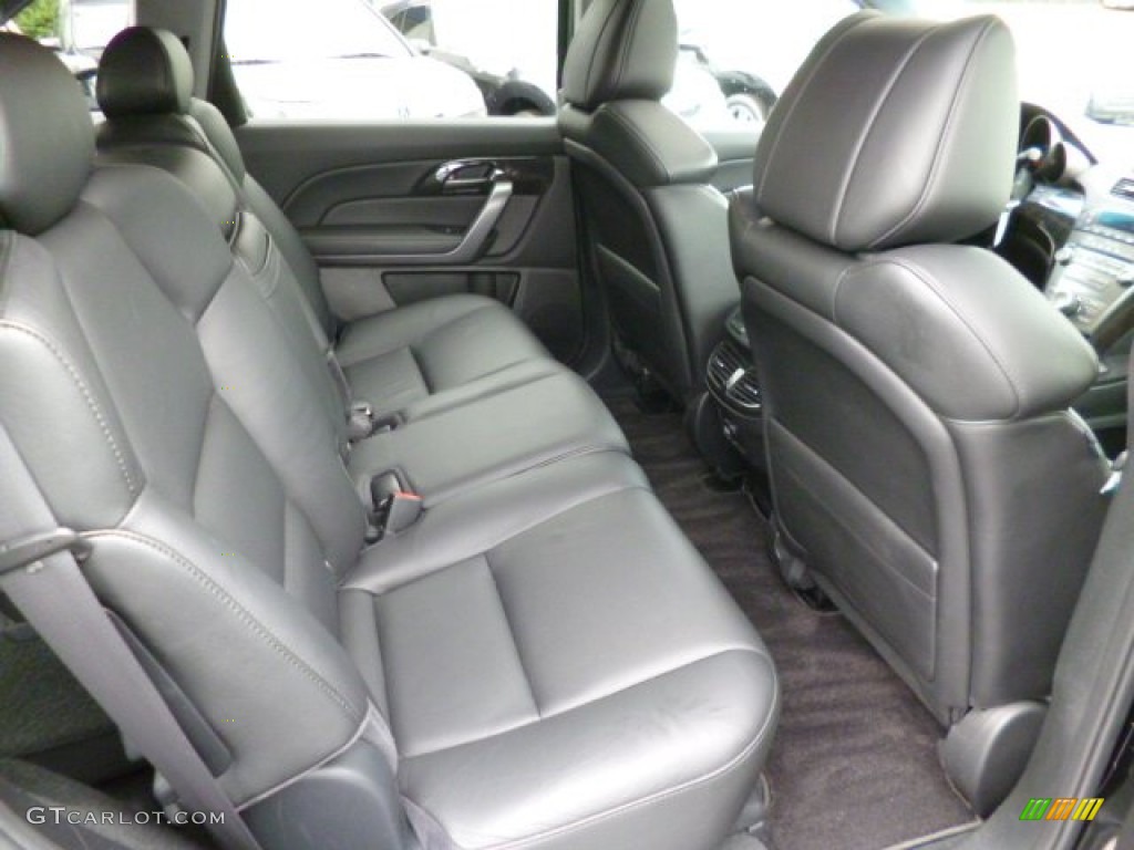2009 Acura MDX Standard MDX Model Rear Seat Photo #83713792