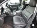 2009 Acura MDX Ebony Interior Front Seat Photo