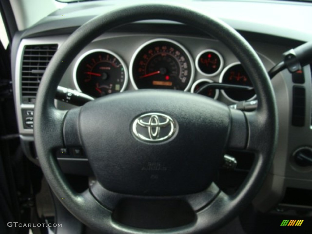 2011 Tundra Double Cab 4x4 - Black / Graphite Gray photo #12