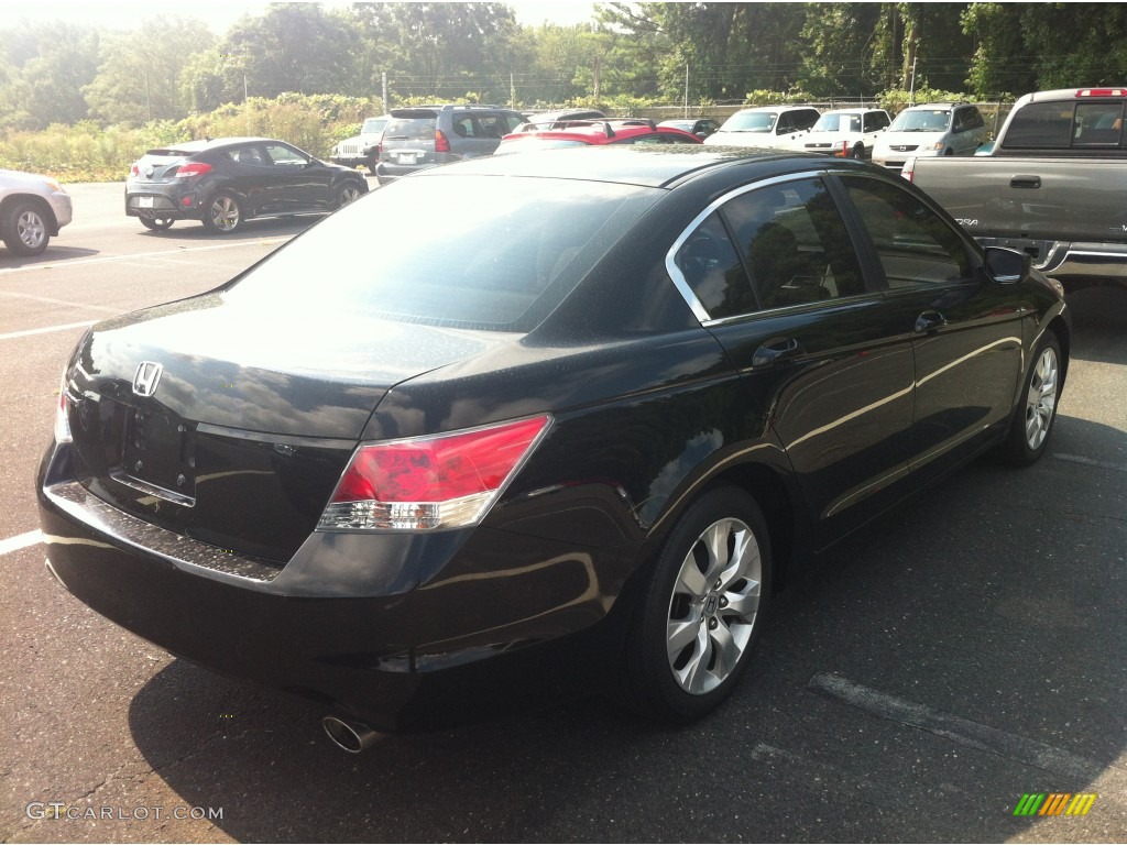 2010 Accord EX Sedan - Crystal Black Pearl / Ivory photo #5