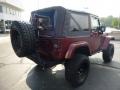 2010 Red Rock Crystal Pearl Jeep Wrangler Sahara 4x4  photo #3