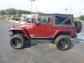 2010 Red Rock Crystal Pearl Jeep Wrangler Sahara 4x4  photo #6