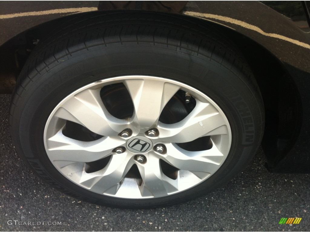 2010 Accord EX Sedan - Crystal Black Pearl / Ivory photo #6