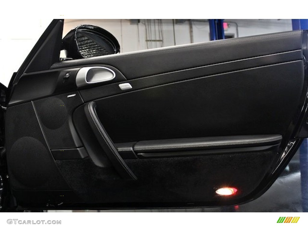2011 Porsche 911 Turbo S Cabriolet Black Door Panel Photo #83716351