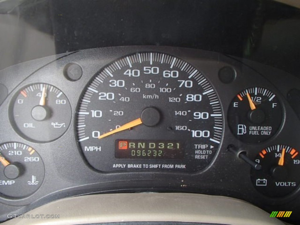 2005 Chevrolet Astro LS AWD Passenger Van Gauges Photo #83716912