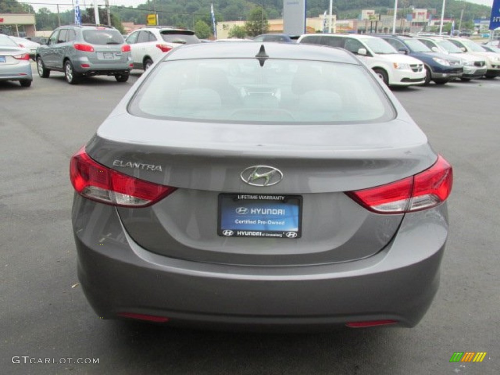 2012 Elantra GLS - Harbor Gray Metallic / Gray photo #7