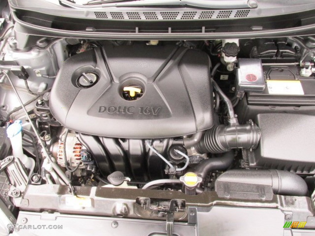 2012 Elantra GLS - Harbor Gray Metallic / Gray photo #9