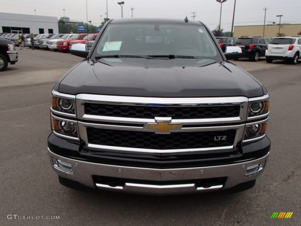 2014 Silverado 1500 LTZ Crew Cab 4x4 - Black / Cocoa/Dune photo #3