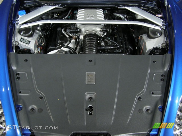 2007 V8 Vantage Coupe - Vertigo Blue / Obsidian Black photo #14