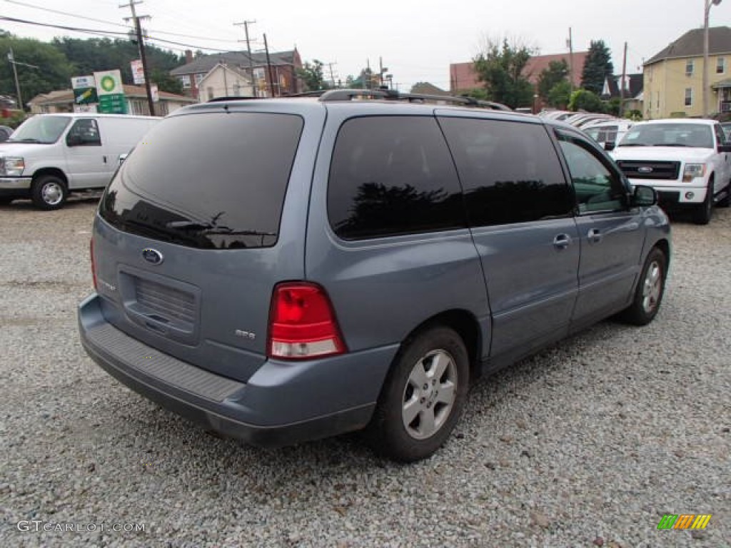 2005 Freestar SES - Medium Steel Blue Metallic / Flint Grey photo #4