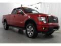2011 Red Candy Metallic Ford F150 FX4 SuperCab 4x4  photo #5