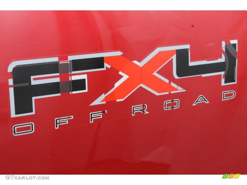 2011 F150 FX4 SuperCab 4x4 - Red Candy Metallic / Black photo #17