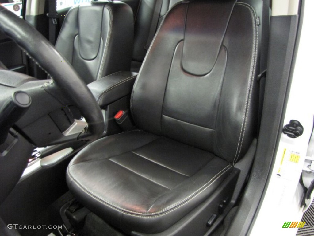 2012 Fusion SEL V6 - White Suede / Charcoal Black photo #6