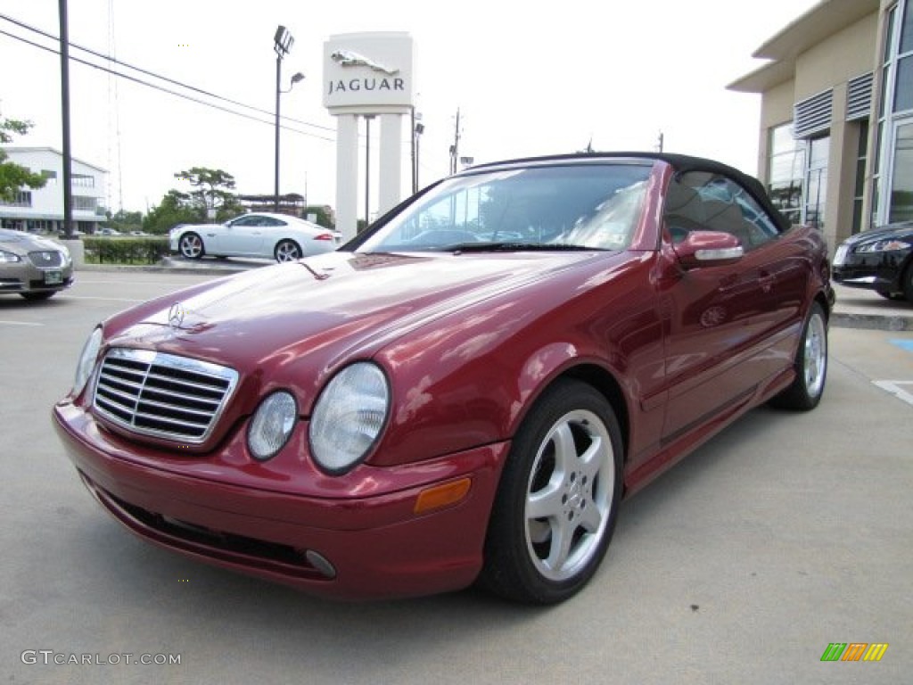 Firemist Red Metallic 2003 Mercedes-Benz CLK 430 Cabriolet Exterior Photo #83719246