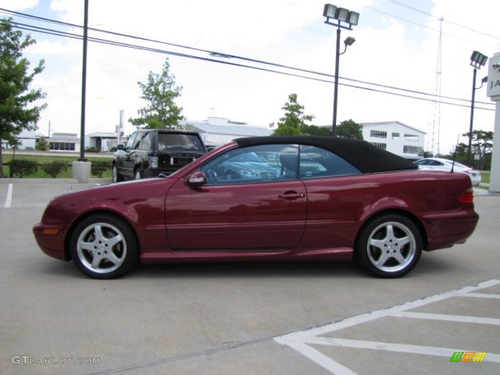 Firemist Red Metallic 2003 Mercedes-Benz CLK 430 Cabriolet Exterior Photo #83719285