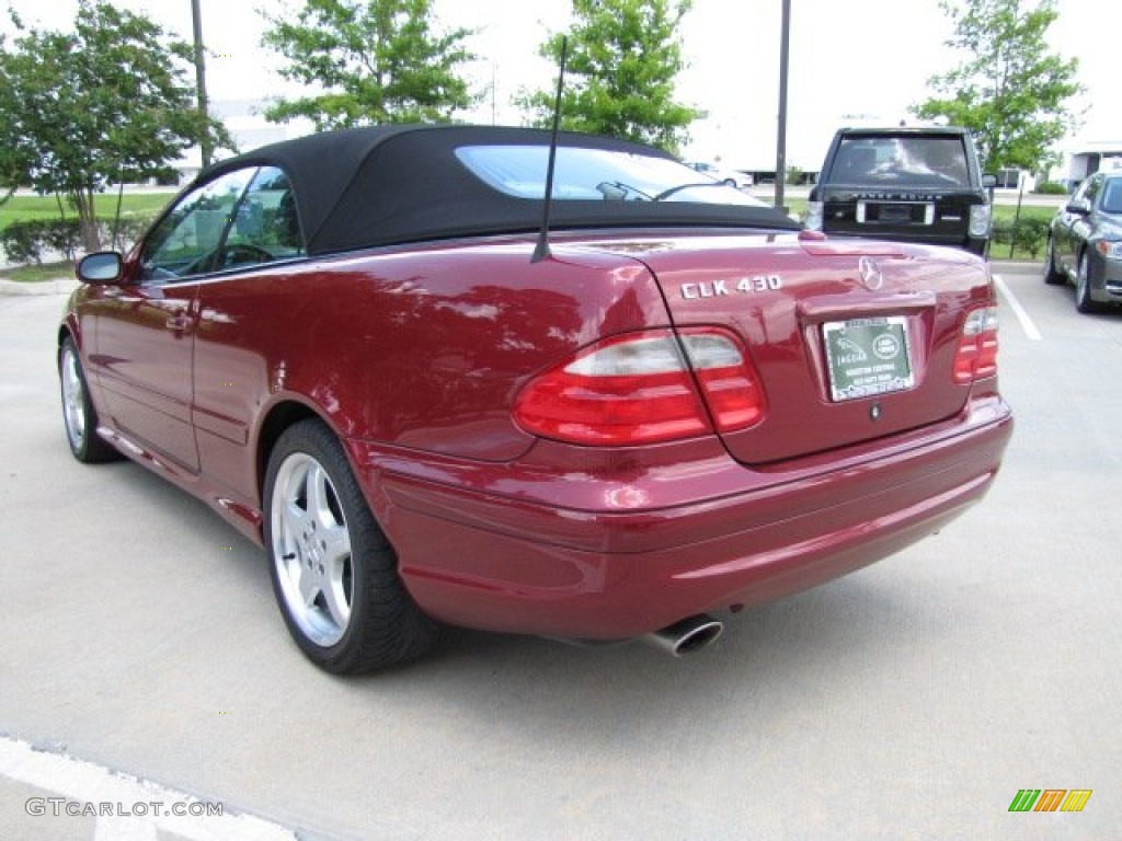 2003 Firemist Red Metallic MercedesBenz CLK 430 Cabriolet 83692875