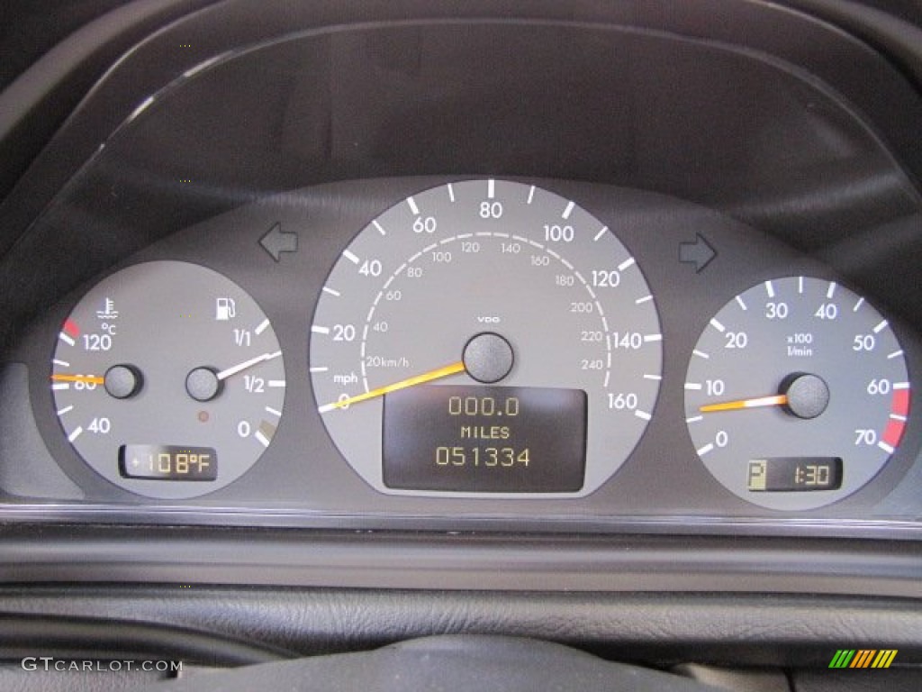 2003 Mercedes-Benz CLK 430 Cabriolet Gauges Photo #83719528