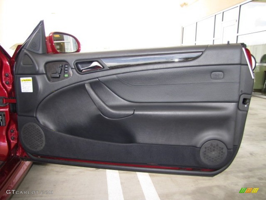 2003 Mercedes-Benz CLK 430 Cabriolet Charcoal Door Panel Photo #83719842
