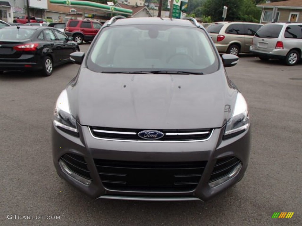 2014 Escape Titanium 2.0L EcoBoost 4WD - Sterling Gray / Medium Light Stone photo #2