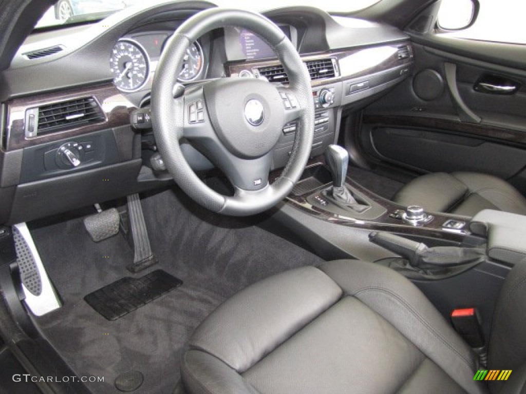 Black Interior 2012 BMW 3 Series 328i Convertible Photo #83721196