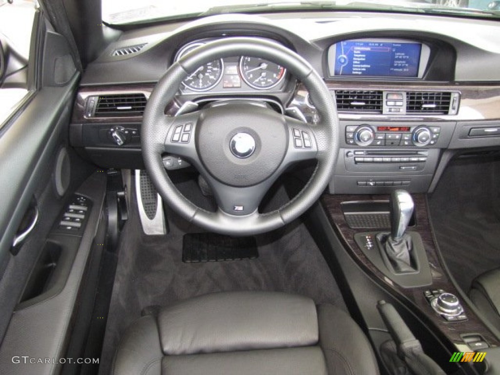 2012 BMW 3 Series 328i Convertible Black Dashboard Photo #83721208