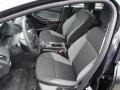 Charcoal Black 2014 Ford Focus S Sedan Interior Color