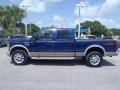 2008 Dark Blue Pearl Metallic Ford F350 Super Duty King Ranch Crew Cab 4x4  photo #3