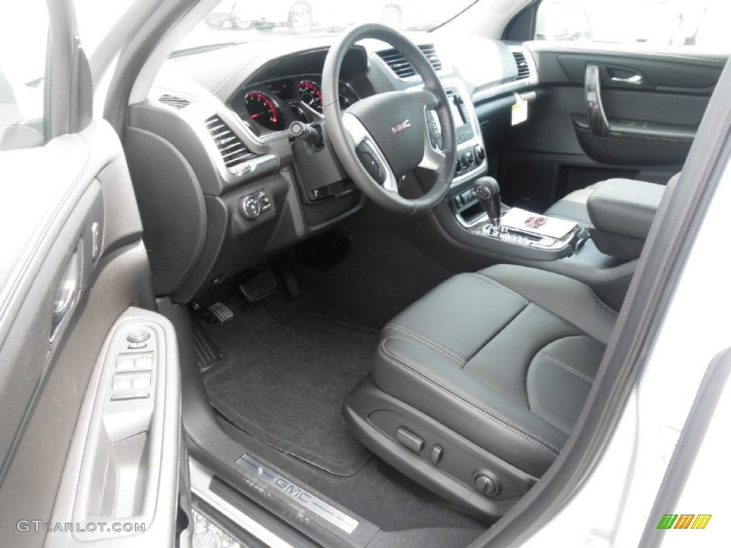 Ebony Interior 2014 GMC Acadia SLT Photo #83724617