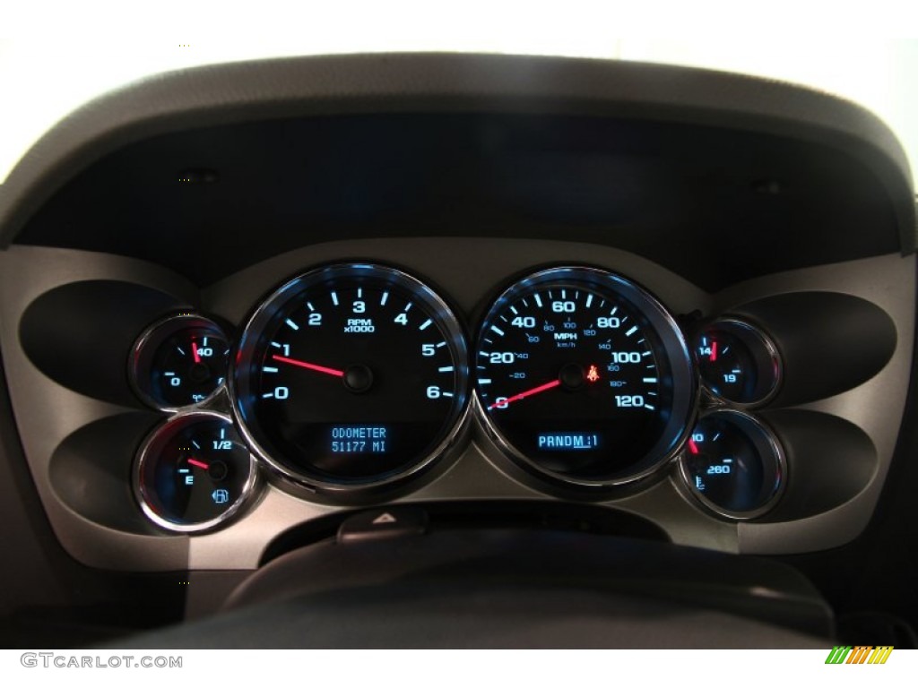 2009 GMC Sierra 3500HD Work Truck Regular Cab 4x4 Gauges Photo #83724652