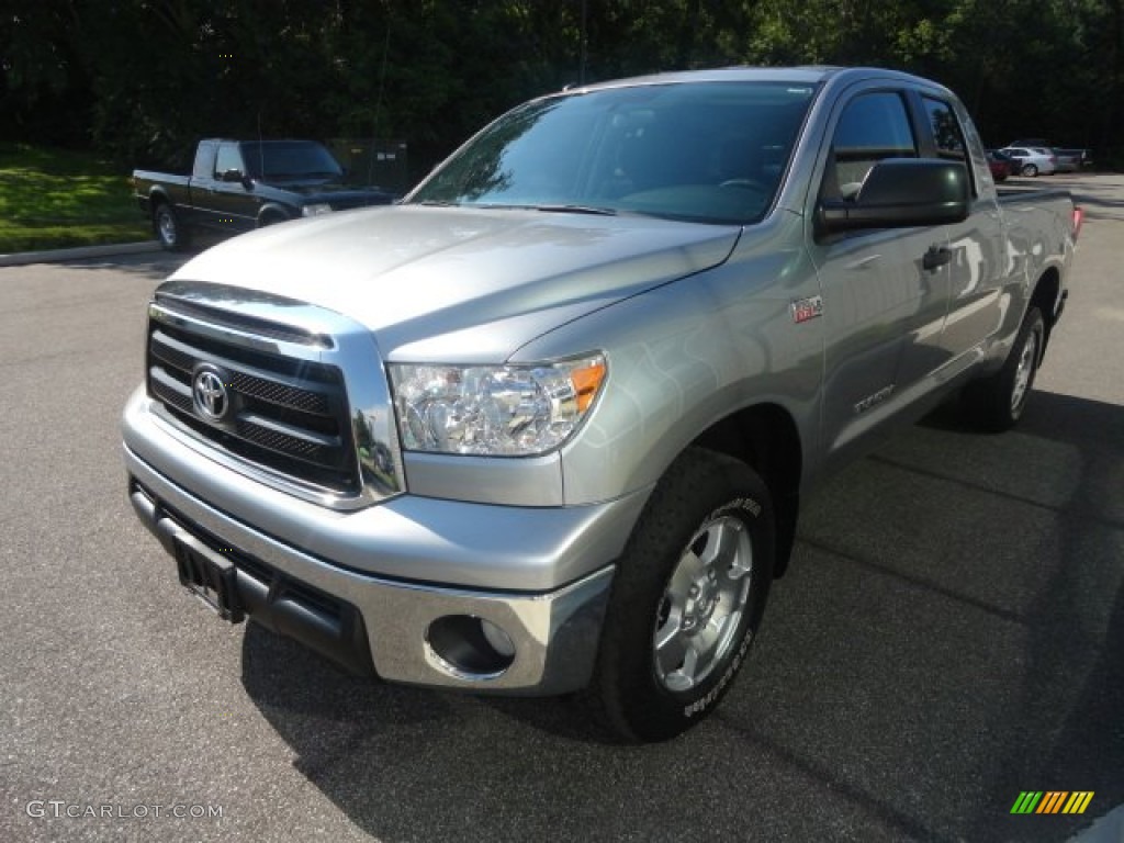 2010 Tundra Double Cab 4x4 - Silver Sky Metallic / Graphite Gray photo #1