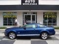 2009 Vista Blue Metallic Ford Mustang V6 Premium Coupe  photo #1