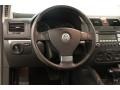 2008 Volkswagen Jetta Anthracite Black Interior Steering Wheel Photo