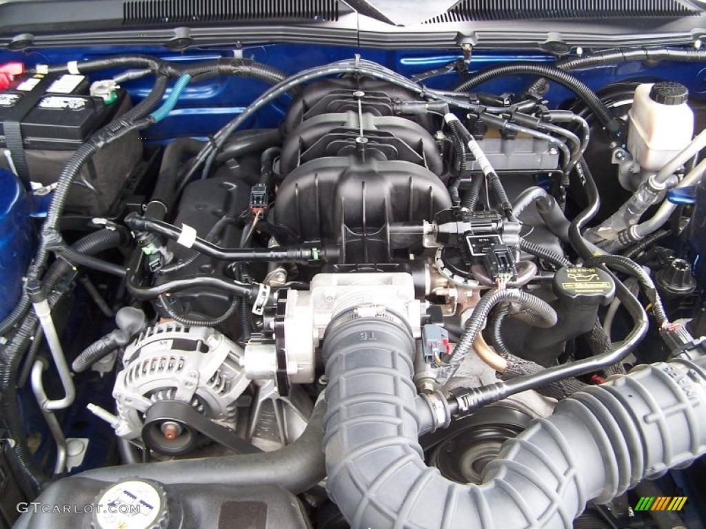 2009 Mustang V6 Premium Coupe - Vista Blue Metallic / Light Graphite photo #6