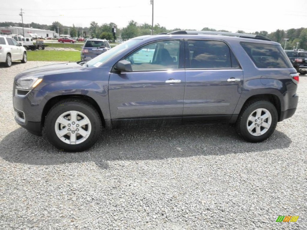 Atlantis Blue Metallic 2014 GMC Acadia SLE Exterior Photo #83726191