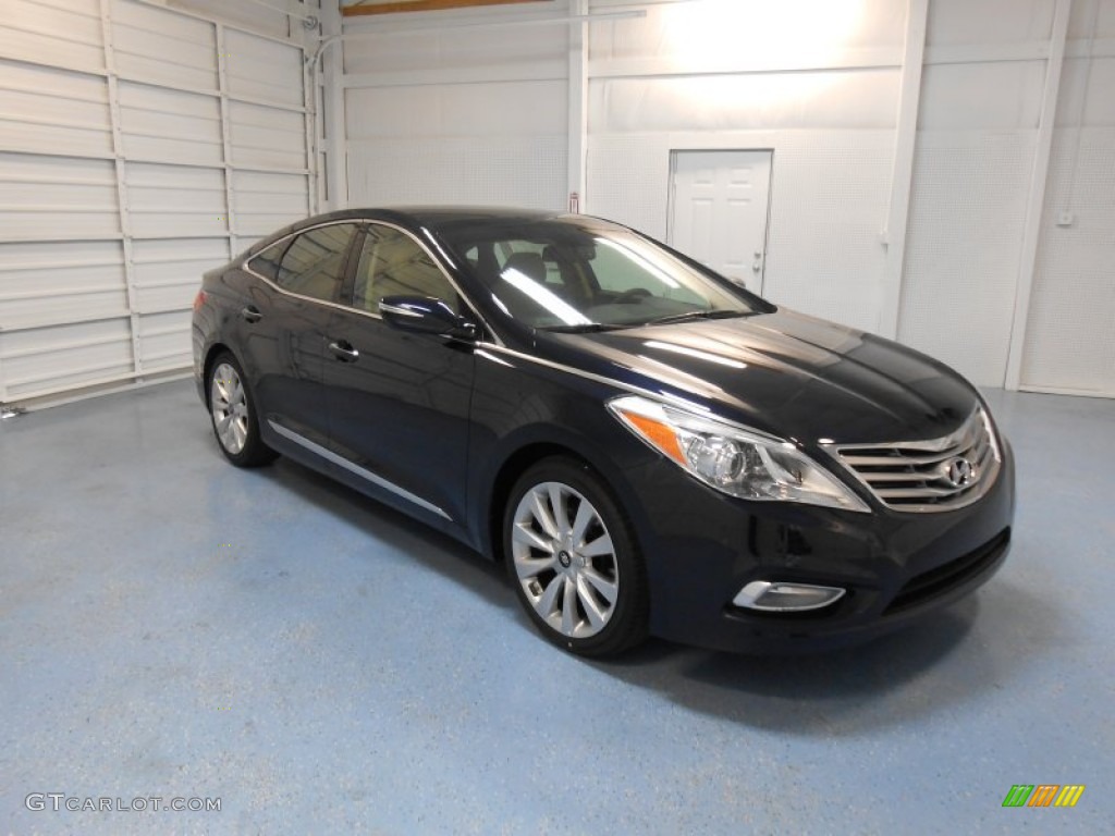 2013 Azera  - Midnight Blue Pearl / Camel photo #4