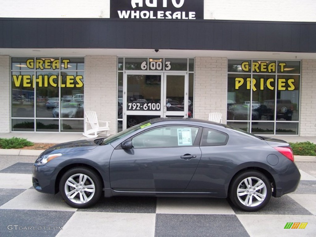 2012 Altima 2.5 S Coupe - Ocean Gray / Charcoal photo #1