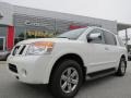 2012 Blizzard White Nissan Armada SL  photo #1