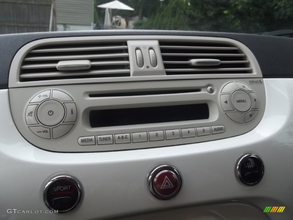 2012 Fiat 500 Pop Audio System Photo #83728504