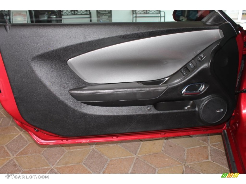 2012 Chevrolet Camaro LT/RS Coupe Black Door Panel Photo #83730301