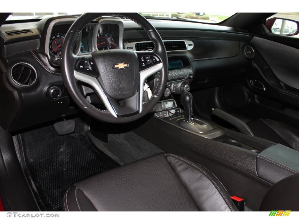 Black Interior 2012 Chevrolet Camaro LT/RS Coupe Photo #83730328