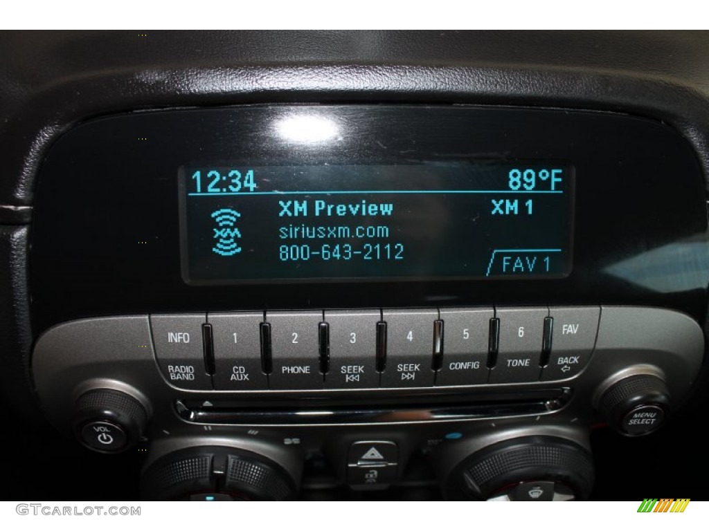 2012 Chevrolet Camaro LT/RS Coupe Audio System Photos